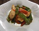 さやいんげんと豆腐のピリ辛炒め作り方11写真