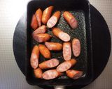 お弁当に☆ウィンナーのケチャップ炒め作り方1写真