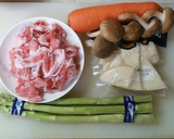 簡単 旬の竹の子と豚肉と野菜の炒め煮作り方1写真