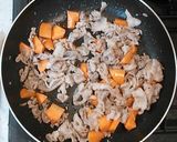 簡単 旬の竹の子と豚肉と野菜の炒め煮作り方8写真