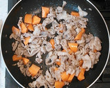 簡単 旬の竹の子と豚肉と野菜の炒め煮作り方8写真