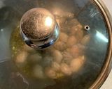 あさりとベーコンほうれん草のスープパスタ作り方3写真