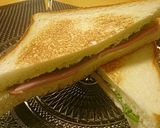 釜あげしらす＆青じそ＆ハムの和風トースト作り方7写真