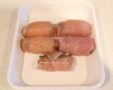 おつまみやお弁当に☆ささみ梅チーズ巻作り方3写真