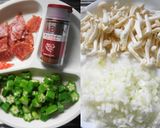 オクラとサラミのおからケークサレ　チリ味作り方1写真