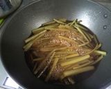 フライパンで作るふきの煮物作り方3写真