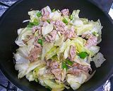 シャキシャキきゃべつ◆回鍋肉みそ炒め◆作り方3写真