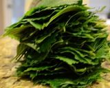 大葉（青しそ）の佃煮　夏の収穫を保存食に作り方1写真