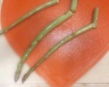 アスパラとトマトの、シンプルパスタ♬作り方1写真