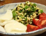 切り餅の山形だし添え☆超簡単夏の一品作り方10写真