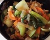 ＊簡単帆立と青梗菜の中華丼＊作り方7写真