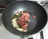簡単　おかひじきのペペロンチーノ作り方5写真