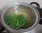 簡単　おかひじきのペペロンチーノ作り方6写真