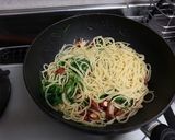簡単　おかひじきのペペロンチーノ作り方7写真
