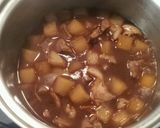 大根と豚肉の赤味噌煮♪作り方7写真
