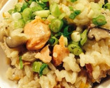 炊飯器で❁きのこと鮭の和風ピラフ風❁作り方7写真