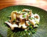 茹で豚バラの刻み生にら醤油かけ〜☺︎作り方4写真