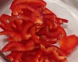 パプリカオクラの豆腐サラダ、山椒マヨ添え作り方1写真