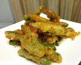 インゲンのみそ天作り方4写真