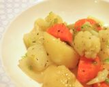簡単シンプルな、バジル風味の温野菜作り方3写真