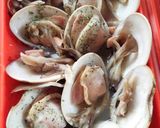 ルクエde♡蛤と舞茸の洋風バター酒蒸し作り方3写真