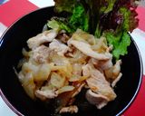 豚と玉ねぎのスタミナ丼作り方12写真