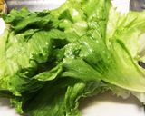 シャキシャキレタスの卵とじ(中華風)作り方1写真
