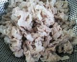 豚コマと夏野菜の辛味噌炒め　無糖調理作り方2写真