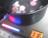 もちもち!二色のハート白玉♪作り方7写真
