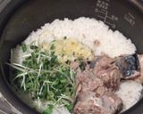塩レモンとサバ水煮缶の炊き込みご飯作り方3写真