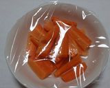 レンジでチン！簡単にニンジングラッセ作り方1写真