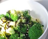 ブロッコリーの塩昆布★胡麻風味作り方4写真