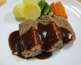 ★簡単!レンジで美味しい*ミートローフ*作り方8写真