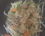 さっぱり♫野菜豚肉ポン酢炒め作り方2写真