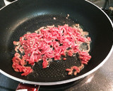 ☆簡単☆豚ひき肉とちんげん菜のポン酢炒め作り方2写真