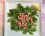 ルッコラとエビの超簡単サラダ作り方5写真