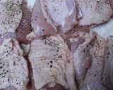 鶏もも肉と玉ねぎのマスタードオーブン焼き作り方1写真