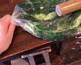 叩きキュウリといんげんの酢の物作り方1写真