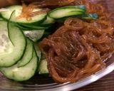 もずくとキュウリの酢の物作り方3写真