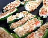 鶏挽肉豆腐紫蘇でヘルシーピーマン肉詰め作り方4写真