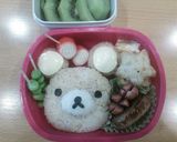 簡単！リラックマ風キャラ弁当作り方4写真