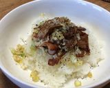 豚バラネギ塩丼作り方5写真