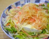 亜麻仁油健康玉葱ドレッシングで豆腐サラダ作り方4写真