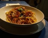 イタリア人直伝・新鮮なイカのリングイネ作り方9写真