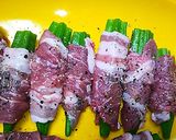 ●おくら●豚肉クルクル巻き作り方2写真
