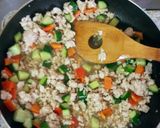 キュウリで簡単タイの味　ガパオライス作り方3写真