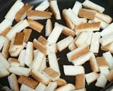 簡単パン耳スナック~ガーリックチーズ味作り方2写真