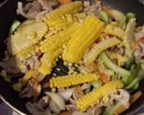 夏野菜の中華丼作り方4写真