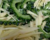 土生姜とゴーヤ佃煮風作り方1写真