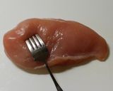 鶏むね肉ジャーキー☆フライパンで作り方3写真